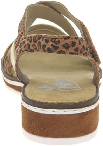 Amazon | Rieker レディース Kaz サンダル ゴールド/ベージュ Amazon | Rieker レディース Kaz サンダル ゴールド/ベージュ